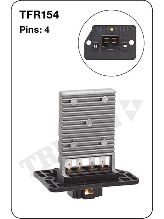 Tridon Heater Fan Resistor TFR154 Tridon - Micks Gone Bush