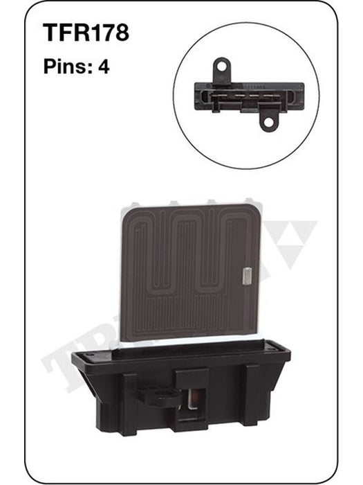 Tridon Heater Fan Resistor TFR178 Tridon - Micks Gone Bush
