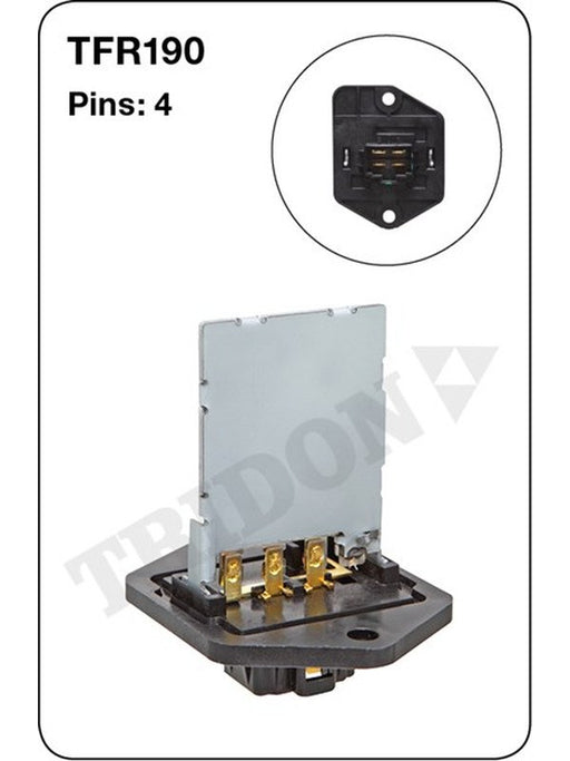 Tridon Heater Fan Resistor TFR190 Tridon - Micks Gone Bush