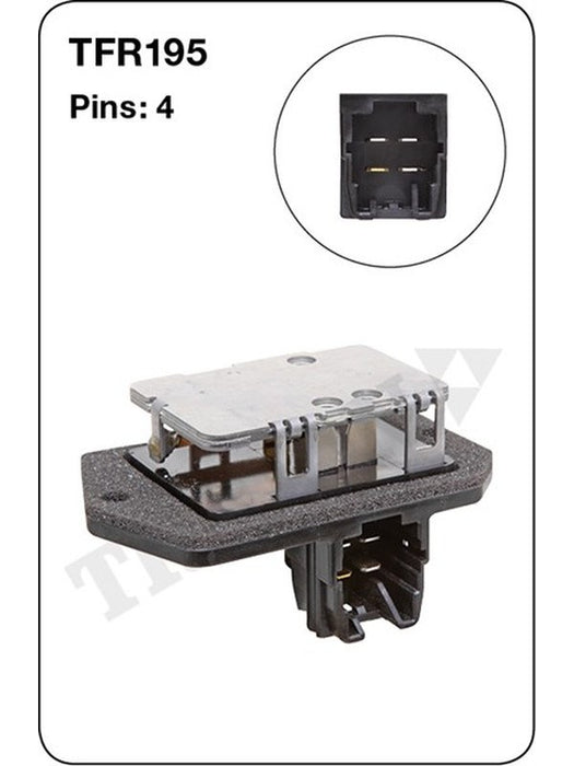 Tridon Heater Fan Resistor TFR195 Tridon - Micks Gone Bush