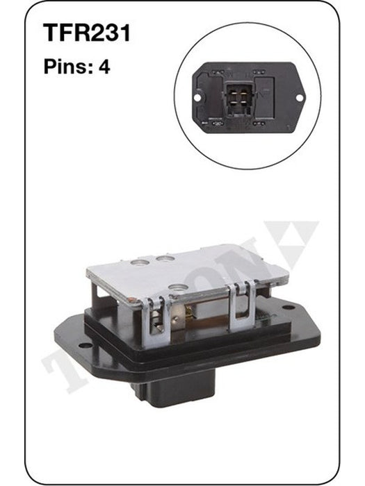 Tridon Heater Fan Resistor TFR231 Tridon - Micks Gone Bush