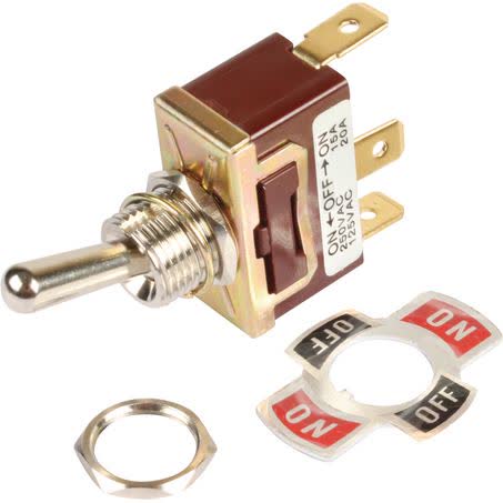 Revolution Toggle Switch On/off/on Spdt 20A 12V 3 Terminals Part No. 56-90124BLR SWITCH REVOLUTION - Micks Gone Bush
