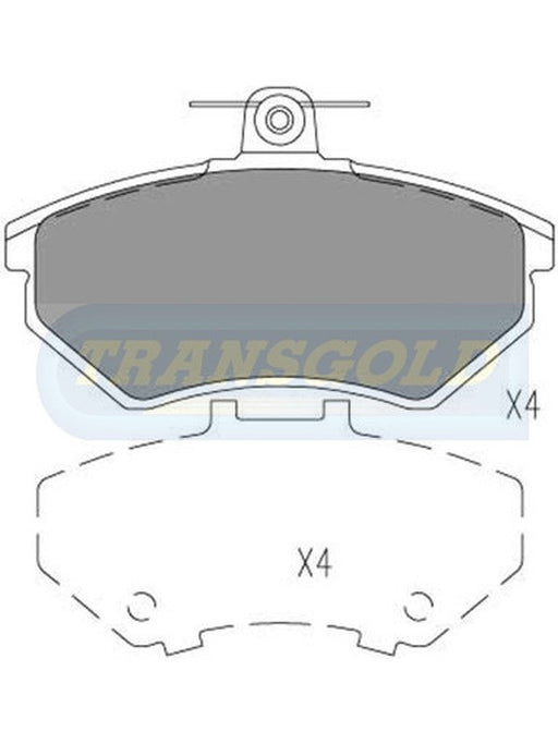 Transgold Brake Pads TG1325N TRANSGOLD - Micks Gone Bush