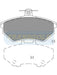 Transgold Brake Pads TG1325N TRANSGOLD - Micks Gone Bush