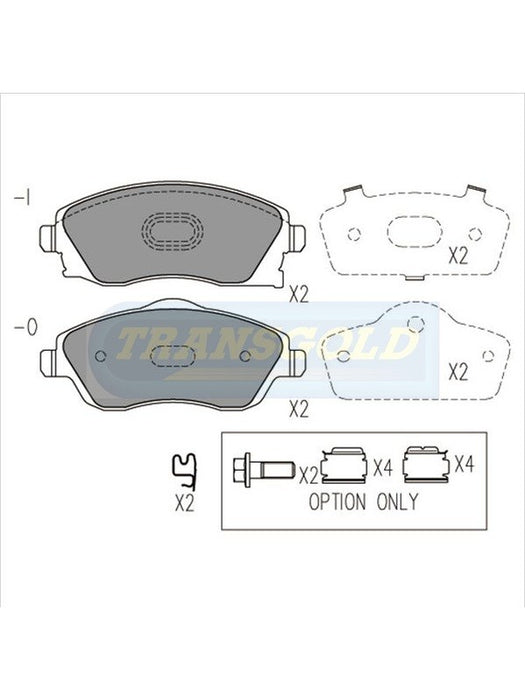 Transgold Brake Pads TG1471N TRANSGOLD - Micks Gone Bush