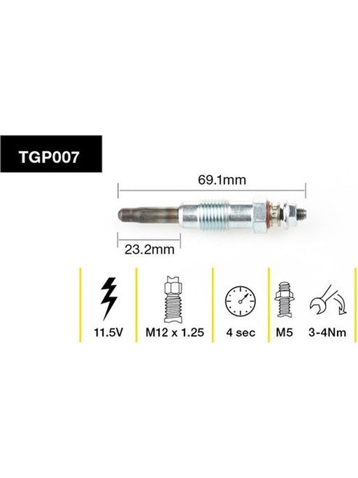 Tridon Glow Plug TGP007 Tridon - Micks Gone Bush