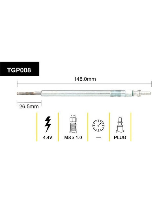 Tridon Glow Plug TGP008 Tridon - Micks Gone Bush