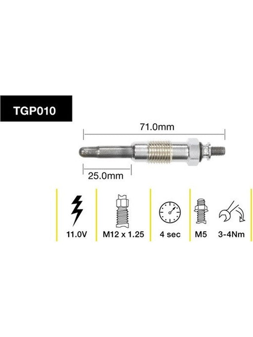 Tridon Glow Plug TGP010 Tridon - Micks Gone Bush