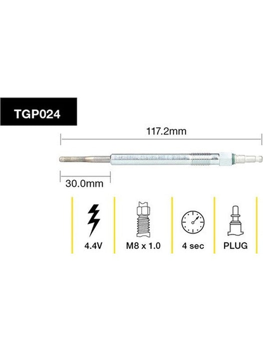 Tridon Glow Plug TGP024 Tridon - Micks Gone Bush