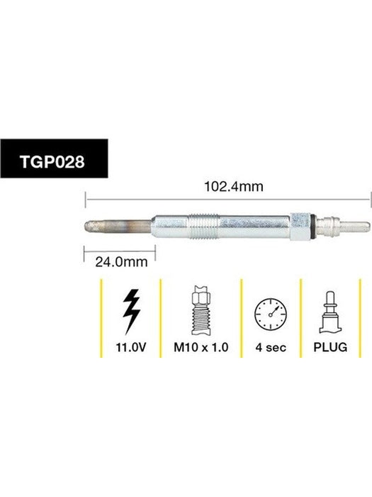 Tridon Glow Plug TGP028 Tridon - Micks Gone Bush