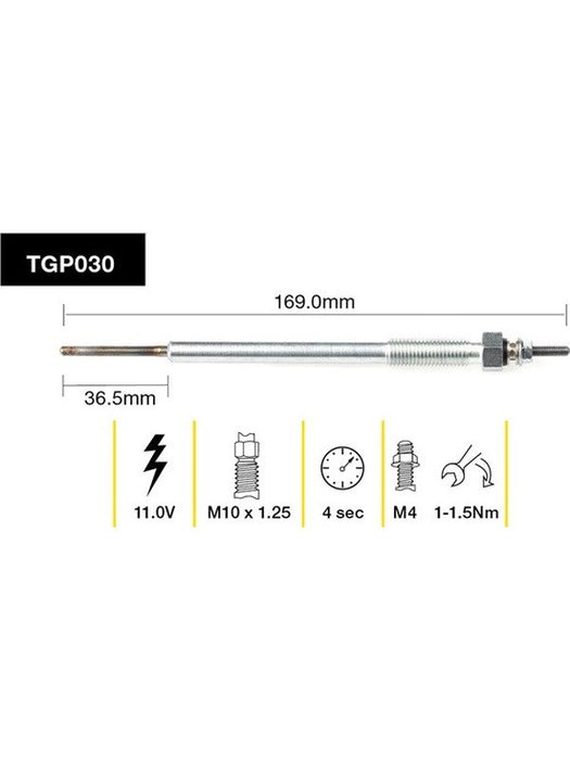Tridon Glow Plug TGP030 Tridon - Micks Gone Bush