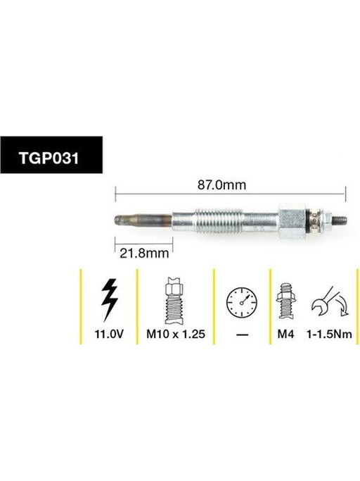 Tridon Glow Plug TGP031 Tridon - Micks Gone Bush