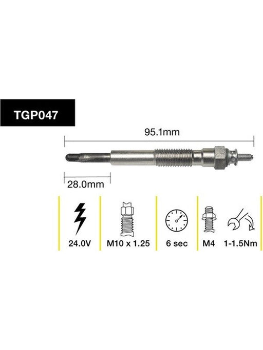 Tridon Glow Plug TGP047 Tridon - Micks Gone Bush