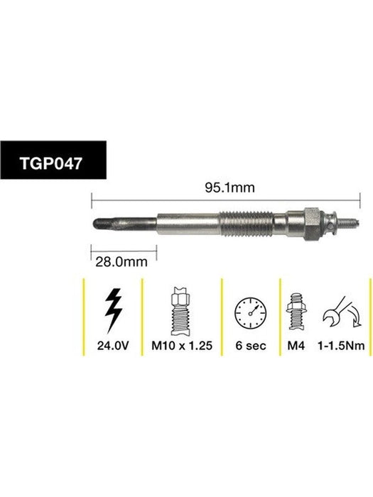 Tridon Glow Plug TGP047 Tridon - Micks Gone Bush