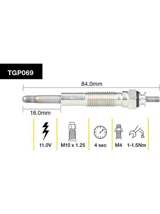 Tridon Glow Plug TGP069 Tridon - Micks Gone Bush