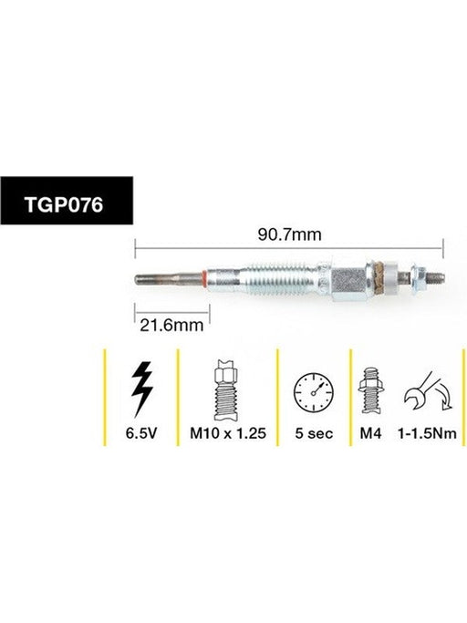 Tridon Glow Plug TGP076 Tridon - Micks Gone Bush