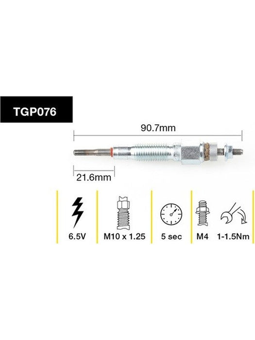 Tridon Glow Plug TGP076 Tridon - Micks Gone Bush