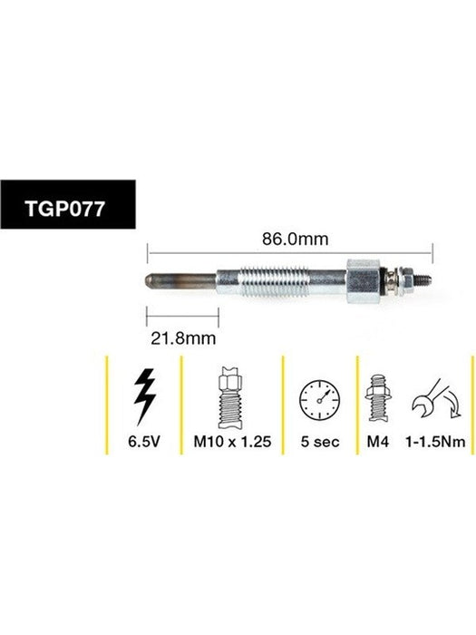 Tridon Glow Plug TGP077 Tridon - Micks Gone Bush
