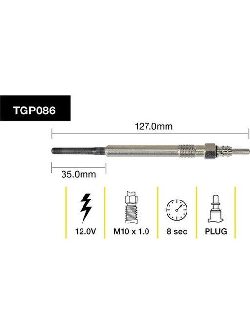 Tridon Glow Plug TGP086 Tridon - Micks Gone Bush