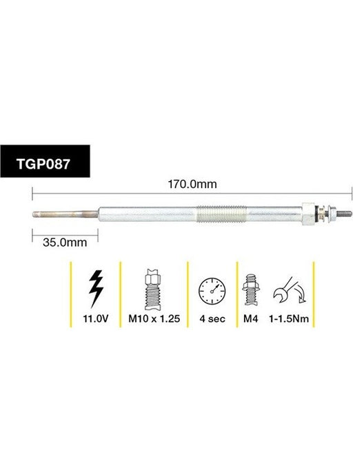 Tridon Glow Plug TGP087 Tridon - Micks Gone Bush