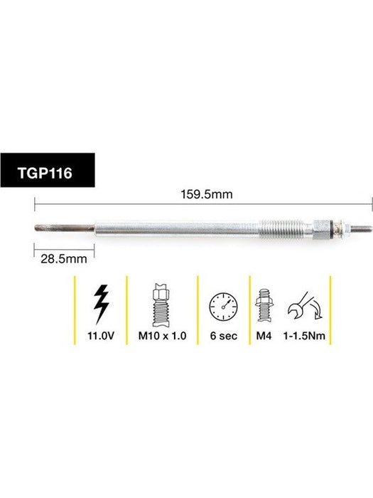 Tridon Glow Plug TGP116 Tridon - Micks Gone Bush