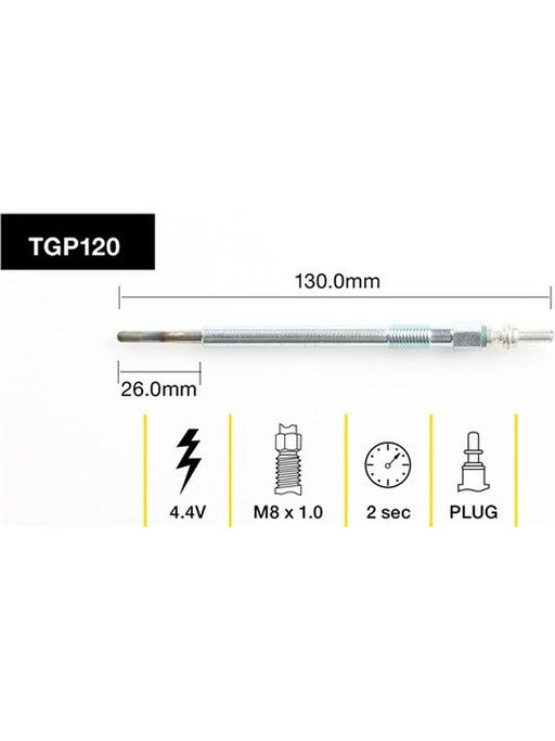 Tridon Glow Plug TGP120 Tridon - Micks Gone Bush