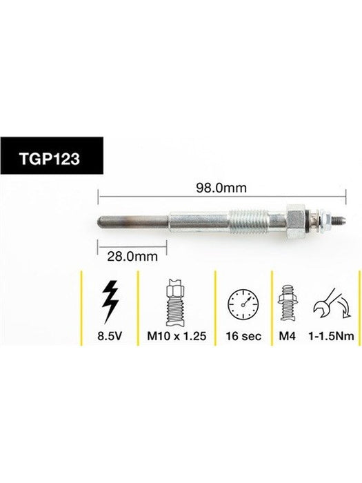 Tridon Glow Plug TGP123 Tridon - Micks Gone Bush