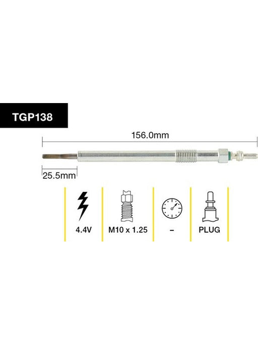 Tridon Glow Plug TGP138 Tridon - Micks Gone Bush