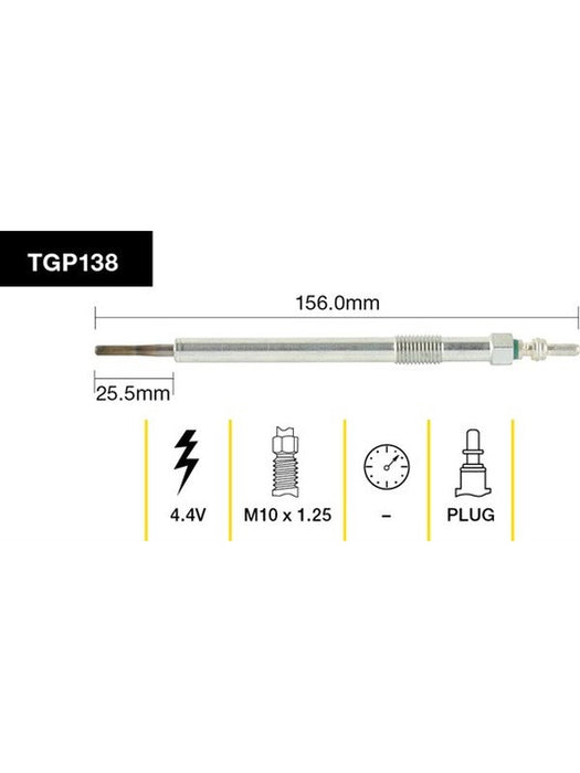 Tridon Glow Plug TGP138 Tridon - Micks Gone Bush