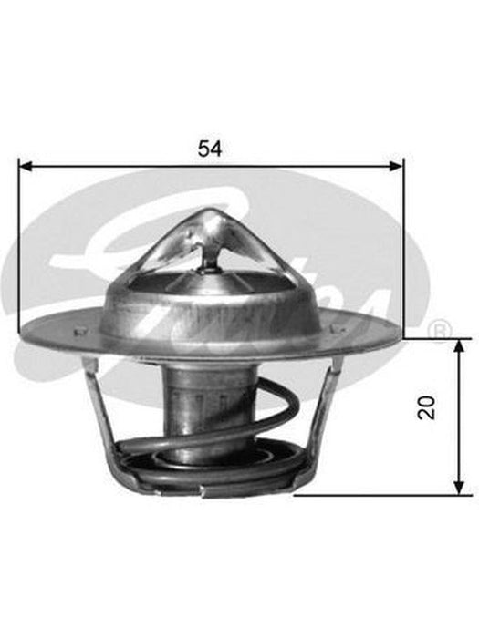 Gates Thermostat + Gaskets & Seals TH00182G1 Gates - Micks Gone Bush
