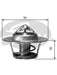 Gates Thermostat + Gaskets & Seals TH00182G1 Gates - Micks Gone Bush