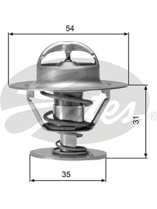 Gates Thermostat + Gaskets & Seals TH00682G1 Gates - Micks Gone Bush