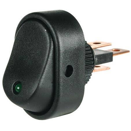 OEX Rocker Switch On/off Spst 12V 30A Green Illuminated ACX1972BL SWITCH OEX - Micks Gone Bush