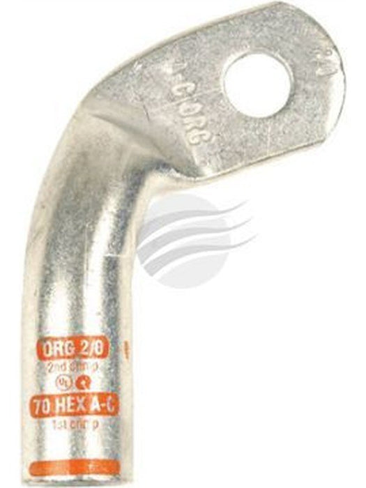 Jaylec PKT1 Right Bend 3/8 Terminal Suits 2/0 Guage Wire TL-R382 Battery Terminals Jaylec - Micks Gone Bush