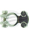 Jaylec Battery Terminal Pos 1 B&S Saddle Solid Brass Nickel Plated TL0021 Battery Terminals Jaylec - Micks Gone Bush