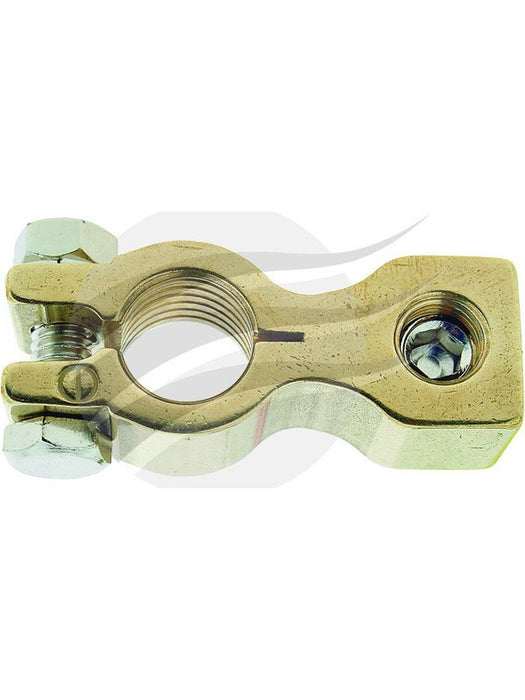 Jaylec Battery Terminal Neg End Entry 0 B&S Heavy Duty Solid Brass TL0034 Battery Terminals Jaylec - Micks Gone Bush