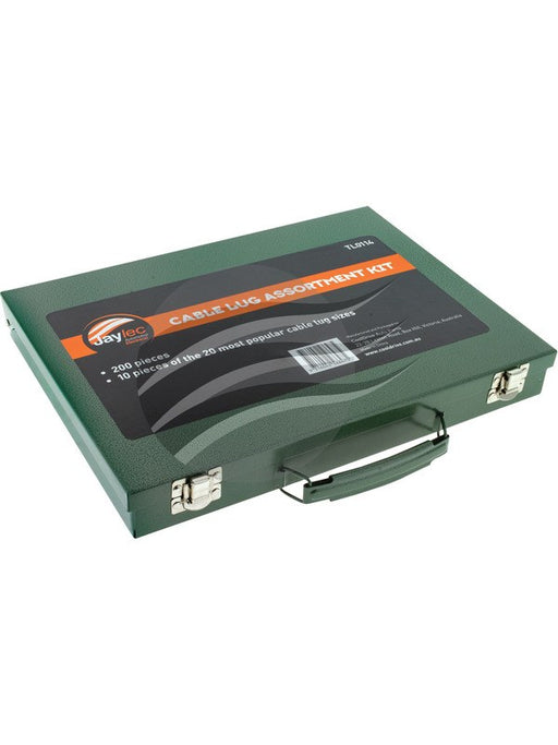 Jaylec Pack 200 Cable Lug Assortment Kit In Metal Case TL0114 Battery Terminals Jaylec - Micks Gone Bush