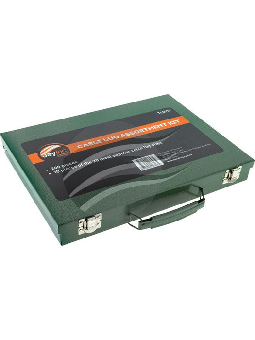 Jaylec Pack 200 Cable Lug Assortment Kit In Metal Case TL0114 Battery Terminals Jaylec - Micks Gone Bush