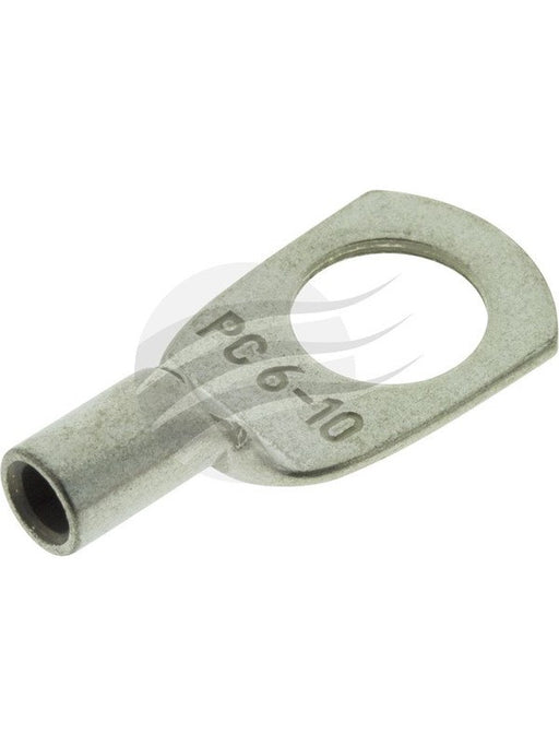 Jaylec Pack 10 Cable Lug 6mm X 10mm Open Barrel Stud Fl Conductor 6mm TL0610 Battery Terminals Jaylec - Micks Gone Bush