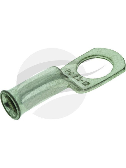Jaylec Pack 10 Cable Lug 25mm X 12mm Open Barrel Stud Fl Conductor 25mm TL2512 Battery Terminals Jaylec - Micks Gone Bush