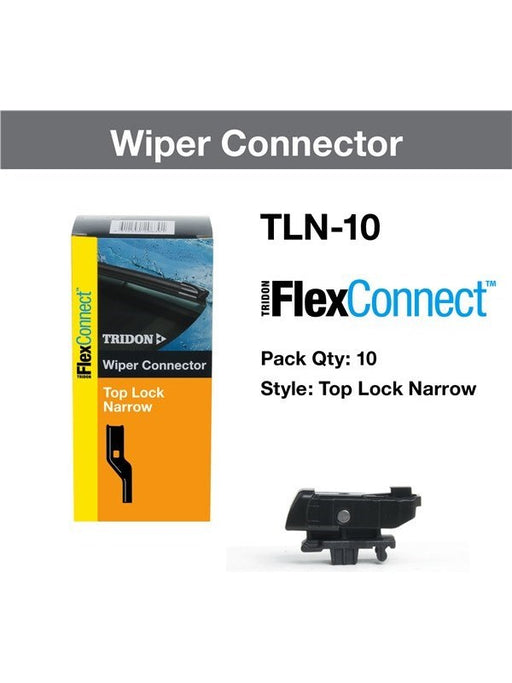 Tridon Wiper Blade Connector Flexconnect Top Lock Narrow 10 Pack TLN-10 Tridon - Micks Gone Bush