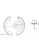 Bremtec Trade-Line Ceramic Brake Shoes TLS1414 Brake Shoes Bremtec - Micks Gone Bush