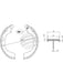 Bremtec Trade-Line Ceramic Brake Shoes TLS1668 Brake Shoes Bremtec - Micks Gone Bush