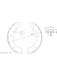 Bremtec Trade-Line Ceramic Brake Shoes TLS1886 Bremtec - Micks Gone Bush