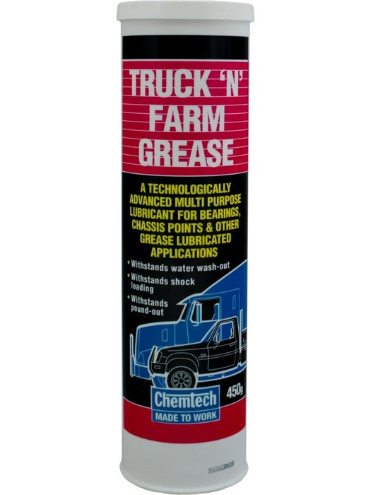 Chemtech Truck N Farm Grease Multi Purpose Lubricant 450g TNF-450G CHEMTECH - Micks Gone Bush