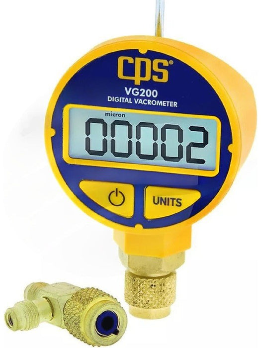 CPS Vacuum Gauge Digital W/Carrying & Adaptor # Vg200 TO0102 CPS - Micks Gone Bush