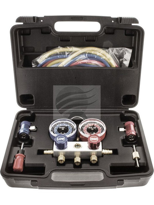 Jayair Manifold Set Hfo-1234Yf 72" Hoses And Couplers Inc Carry Case TO0150 Jayair - Micks Gone Bush