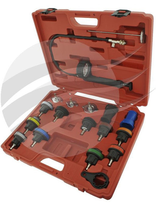 Jayrad Radiator Pressure Tester Kit Universal 18 Pcs 308550 Toledo Kit TO0906 Jayrad - Micks Gone Bush