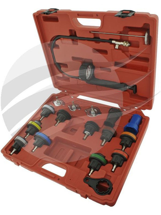 Jayrad Radiator Pressure Tester Kit Universal 18 Pcs 308550 Toledo Kit TO0906 Jayrad - Micks Gone Bush