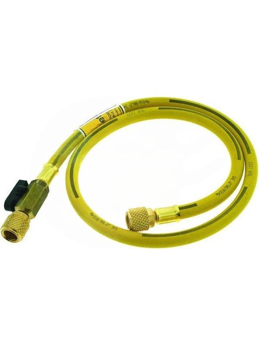 CPS Charge Hose 900mm 3' R134A Bv 1/2" X 1/2" F/F Acme Yellow TO236Y CPS - Micks Gone Bush